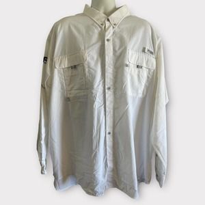 BIG & TALL Mens Columbia Performance Fishing Gear FRD Furukawa Button Down Shirt